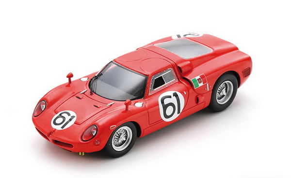 Модель 1:43 Serenissima 3.5l V8 Coupe N 61 Test 24h Le Mans 1966 Louis Corberto