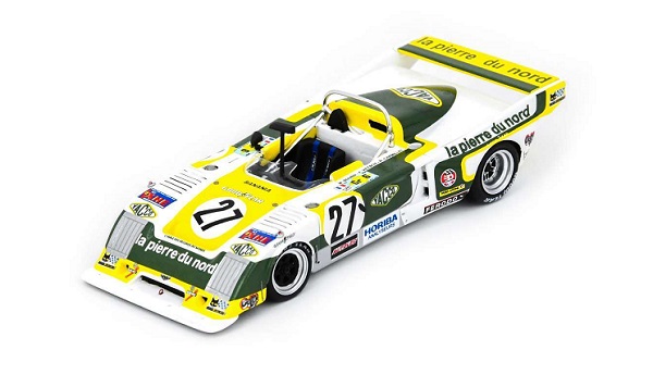 chevron - b36 2.0l s4 team societe racing n 27 24h le mans 1979 marc sourd - florian vetsch - robert carmillet - white black ye S9419 Модель 1:43
