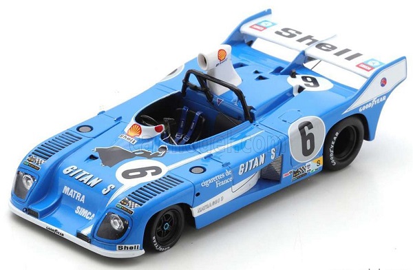 Модель 1:43 Matra Simca - Ms680 3.0l V12 Team Equipe Gitanes N 6 24h Le Mans 1974 J.P.Beltoise - J.P.Jarier