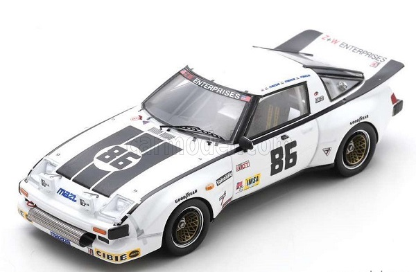 Модель 1:43 Mazda - Rx7 1146cc Team Z & W Enterprises Inc. N 86 24h Le Mans 1980 E.Soto - P.Honegger - M.Hutchins