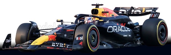 Модель 1:43 Red Bull Rb20 Team Oracle Red Bull Racing №1 Winner Bahrain GP 2024 Max Verstappen - Blue Yellow Red