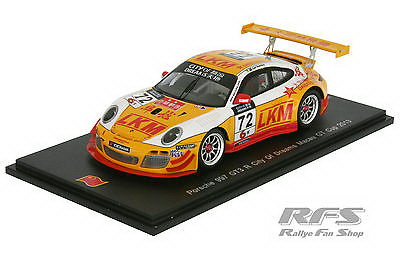 Модель 1:43 Porsche 911 (997) GT3 Cup, №88, LKM, Carrera Cup Asia, 2011