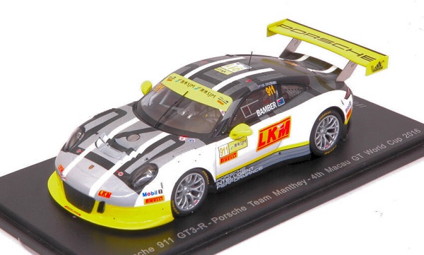 Модель 1:43 Porsche 911 GT3 №911 Macau GT World Cup (Earl Bamber)