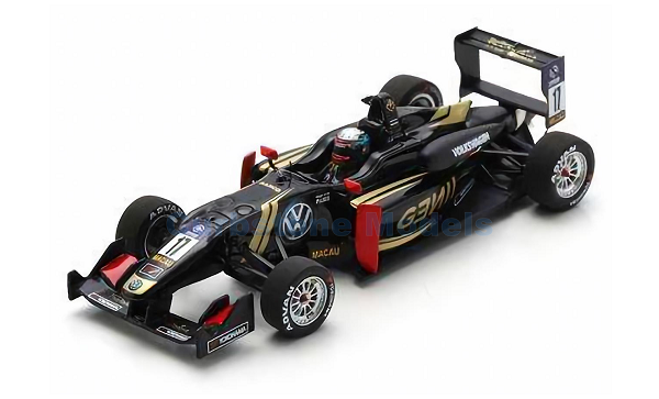 Dallara - F3 Team Signature №17 Macau GP International Cup - 2015 - Alexander Albon - Black SA238 Модель 1:43