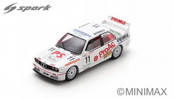 Модель 1:43 BMW 3-series (E30) N 11 Winner Proac Guia Macau - 1993 - C.Kwan - White