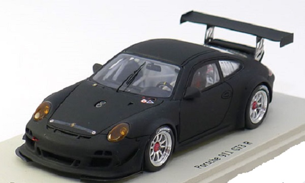 Модель 1:43 Porsche 911 (997) GT3 R Plain Body Version - matt black (L.E.300pcs)