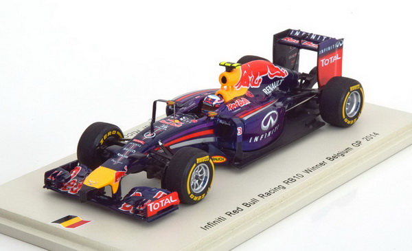 Модель 1:43 Infiniti Red Bull Racing Renault RB10 №3 Winner GP Belgien (Daniel Ricciardo)
