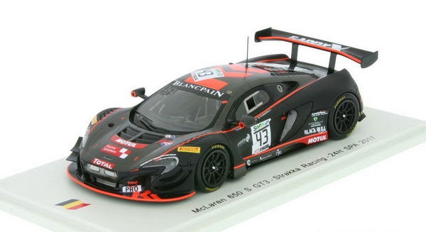 Модель 1:43 McLaren 650 S GT3 №43 Strakka Racing, 24h Spa (D.Fumanelli - J.Kane - S.Tordoff)