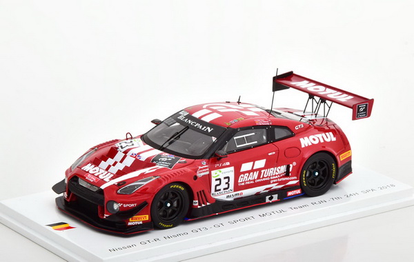 Модель 1:43 Nissan GT-R Nismo GT3 №23 24h Spa (Matt Parry - Alex Buncombe - Lucas Ordonez)