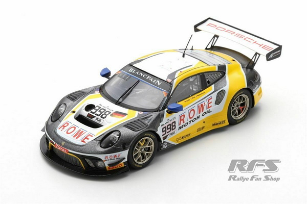 Porsche 911 GT3 R №998 ROWE Racing 24h Spa (Frederic Makowiecki - Patrick Pilet - Tandy) SB252 Модель 1:43