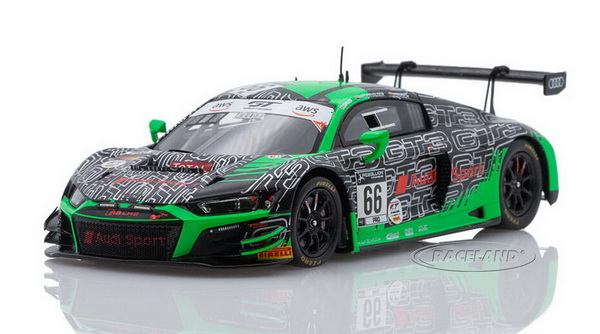 Audi R8 LMS GT3 №66 Audi Sport Team Attempto Racing 2nd 24h Spa (M.Drudi - P.Neiderhauser - F.Vervisch) (L.E.500pcs) SB371 Модель 1:43