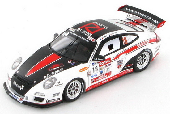 Модель 1:43 Porsche 911 997-2 GT3 RS Team Dumas №18 Winner GT+Class 2nd Rally DU VAR (Romain Dumas - J.N.VESPERINI)