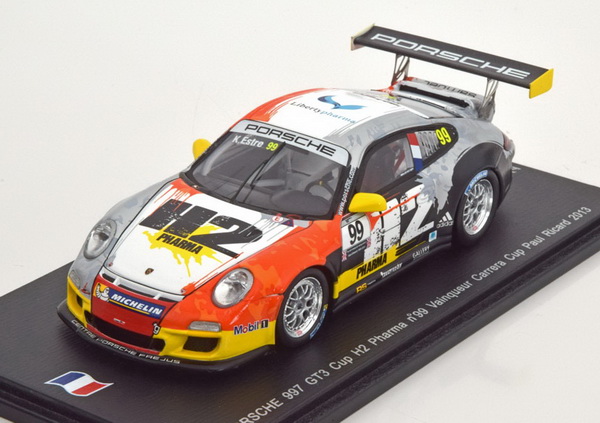 Модель 1:43 Porsche 911 (997) GT3 Cup №99 Winner Carrera Cup Paul Ricard (Estre)