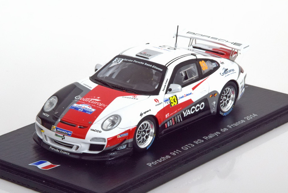 Модель 1:43 Porsche 911 (997) GT3 RS №93, Rally de France (Romain Dumas)