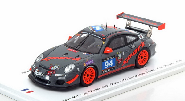 Porsche 911 (997) Cup №94 24h Paul Ricard (Ripert - Denis - Romain Dumas - Stephane Ortelli - Gounon) SF112 Модель 1:43