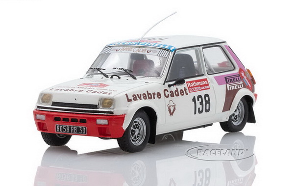 Модель 1:43 Renault 5 Alpine Gr.2 Lavabre Cadet Rallye 1000 Pistes de Canjuers 1983 Didier Auriol, Jean-Yves Tussiot