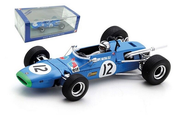 Matra Simca - F2 Ms7 №12 Reims GP - 1969 - P.Rodriguez - Blue Green