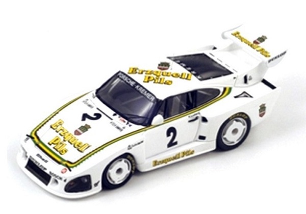 Модель 1:43 Porsche 935 K3 №2 Kremer Erzquell Pils №2 1000km Nurburgring (Plankenhorn - Klaus Ludwig) (L.E.750pcs)
