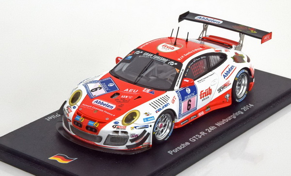 Модель 1:43 Porsche 911 (991) GT3 R №6 24h Nurburgring (Abbelen - Schmitz - Huisman - Patrick Pilet)