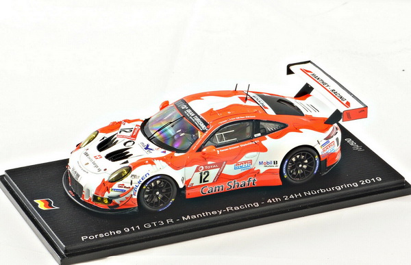 Модель 1:43 Porsche 911 GT3 R №12 Manthey Racing 24h Nurburgring (Klohs - Kern - Olsen - Cairoli)