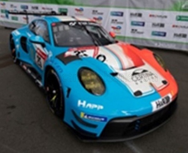 Модель 1:43 Porsche 911 992 GT3 R Team Huber Motorsport N 25 24h Nurburgring 2023 D.Fetzer - C.Ledogar - L.Kern - R.Dumas - Light Blue Wh