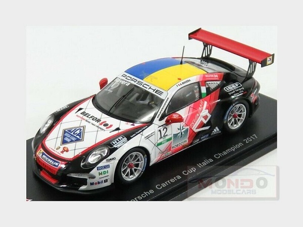 Модель 1:43 Porsche 911 GT3 Cup №12 Italia Champion (Alessio Rovera)