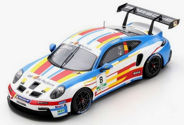 Модель 1:43 Porsche 911 GT3 №8 Carrera Cup Italia (Jorge Lorenzo)