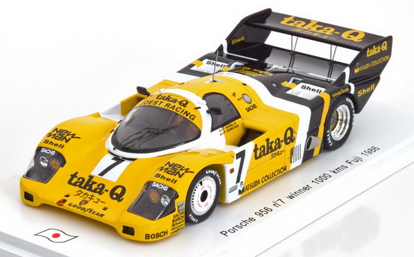 Модель 1:43 Porsche 956 Winner 1000km Fuji takaQ (Barilla - Ghinzani)