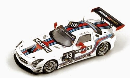 Модель 1:43 Mercedes-Benz SLS AMG GT3 №33 «Martini» Winner Hankook 12h Zandvoort (M.Schultis - R.van der Zande - P.Schmidt - C.Bracke)