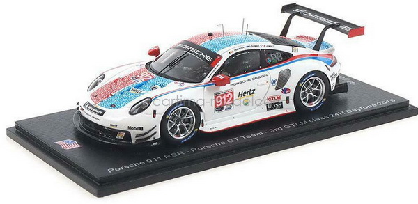 Модель 1:43 Porsche 911 (991) RSR №912 Porsche GT Team 24h Daytona (Earl Bamber - L.Vanthoor - Mathieu Jaminet)