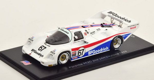 Модель 1:43 Porsche 962C №67 24h Daytona (Bob Wollek - M.Baldi - Brian Redman) (L.E.500pcs)