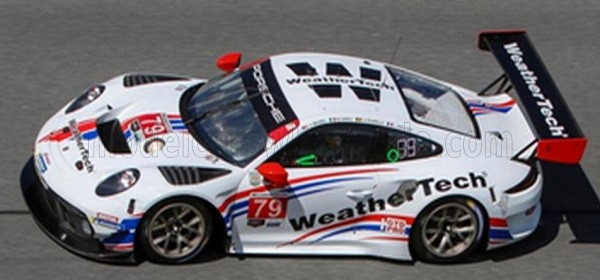 Модель 1:43 Porsche 911 991-2 GT3 R Team Weather Tech Racing N 79 24h Daytona 2022 C.Macneil - J.Andlauer - M.Cairoli - A.Picariello - Wh