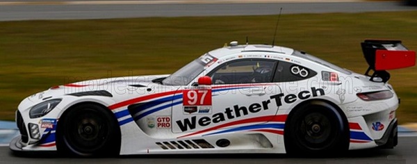 Модель 1:43 Mercedes-Benz - AMG GT3 Team Weather Tech Racing N 97 24h Daytona 2022 C.Macneil - D.Juncadella - M.Engel - J.Gounon - White Re