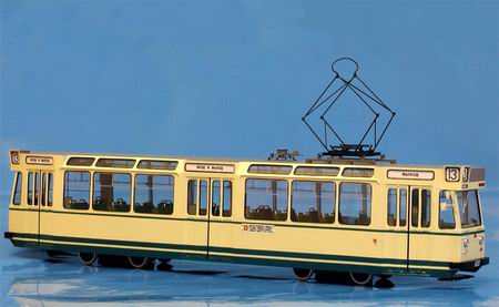 Трамвай ЛМ-68 Ленинград (Серия 6000) - парковая окраска после 1972 г. SPTC16-2 Модель 1 43