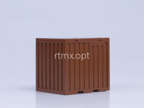 Контейнер 5 т, коричневый (62x50x56) - kit 100120 Модель 1:43