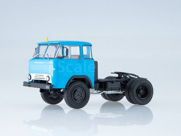 КАЗ-608 седельный тягач - синий 101258.г Модель 1:43