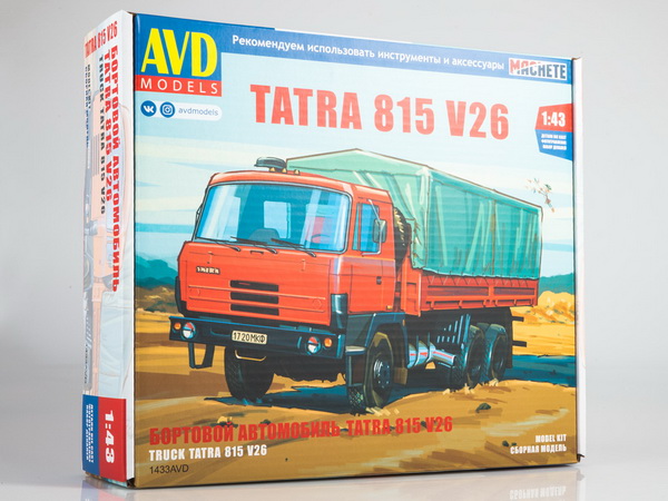 tatra 815 v26 бортовой (сборная модель kit) 1433AVD Модель 1:43