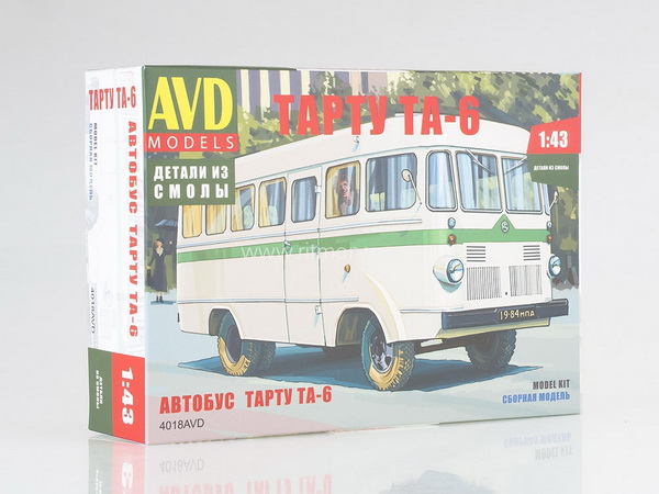 Тарту ТА-6 автобус (сборная модель KIT) 4018AVD Модель 1:43