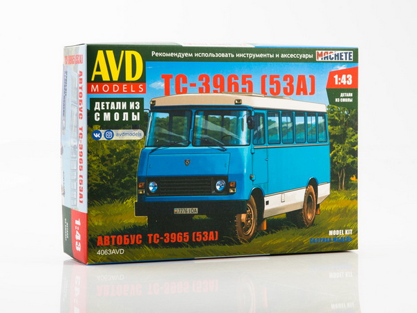 ТС-3965 (53А) автобус (сборная модель KIT) 4063AVD Модель 1 43