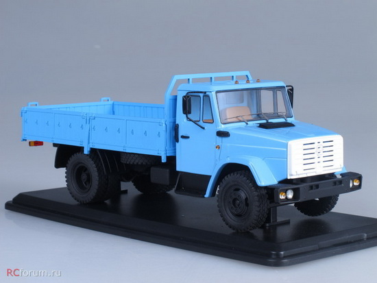ЗиЛ-4331 бортовой - голубой SSM1042 Модель 1:43