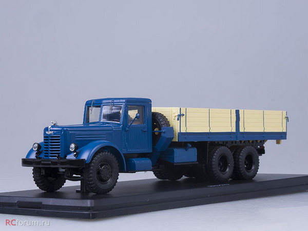 ЯАЗ-210 бортовой - синий SSM1105 Модель 1:43