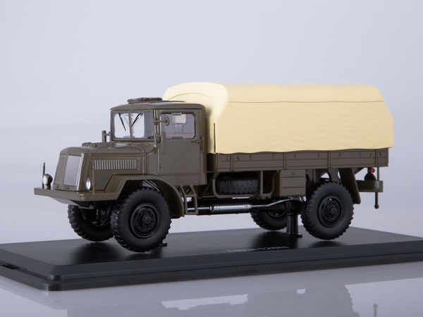 Модель 1:43 Tatra 128 N (бортовой тент) - green/sand