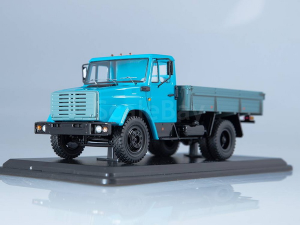 ЗиЛ-4333 бортовой - голубой/серый SSM1260 Модель 1:43