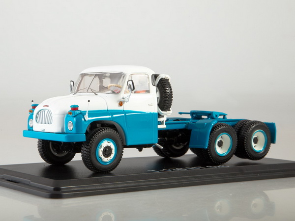Модель 1:43 Tatra 138 NT 6x6 - blue/white