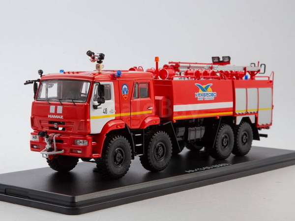 Модель 1:43 Аэродромный пожарный автомобиль АА-13/60 (6560), аэропорт Храброво