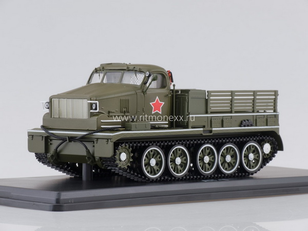 АТ-Т Артиллерийский Тягач Тяжелый (бортовой) - парадный SSM3018 Модель 1:43
