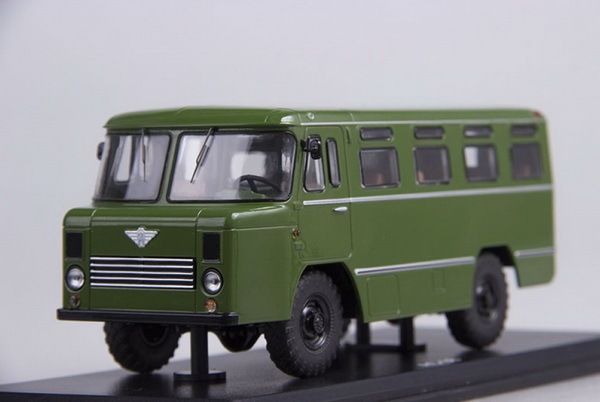 Модель 1:43 АС-38 автобус армейский - хаки