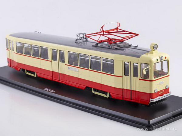 Модель 1:43 Трамвай ЛМ-49