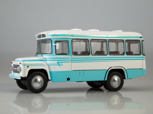 Модель 1:43 автобус 685В - белый/голубой (L.E.450pcs)