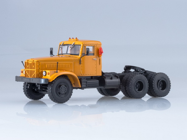 КрАЗ-258Б1 седельный тягач - оранжевый TR1012 Модель 1:43